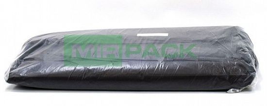 Мешки для мусора 60 литров, 45 мкм, черные, в пачках 500 шт. 2 х слойные до 40 кг. - Вид 2